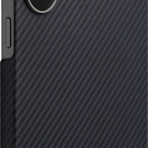 Pitaka Ultra-Slim dėklas, juodos spalvos Twill - Samsung Galaxy S25