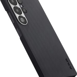 Pitaka Ultra-Slim dėklas, juodos spalvos Twill - Samsung Galaxy S25 Ultra - Image 2