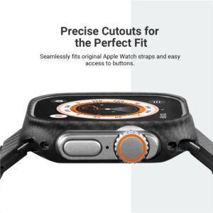 Pitaka Air dėklas, juodos spalvos - Apple Watch Ultra 49 mm - Image 8