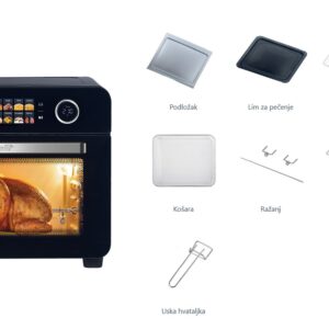 Karšto oro gruzdintuvė Elit NUTRIFRY AF25L - Image 2