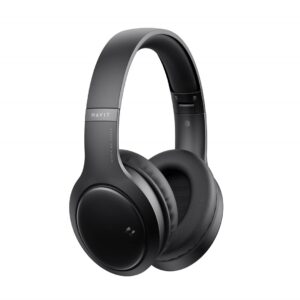 Havit H633BT - belaidės ausinės ant ausų, juodos spalvos - Image 2