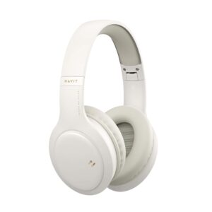 Havit H633BT - belaidės ausinės ant ausų, smėlio spalvos - Image 3