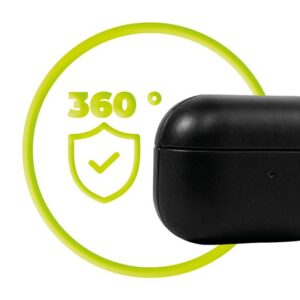 Mobile Origin Leather dėklas, juodos spalvos - AirPods Pro 2 - Image 17