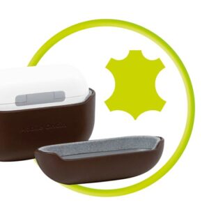 Mobile Origin Leather dėklas, rudos spalvos - AirPods Pro 2 - Image 10