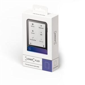 Ledger Flex Neptune Blue Crypto Hardware Wallet with Recovery Key - Image 4