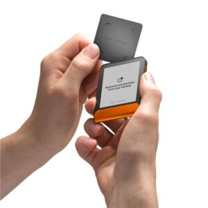 Ledger Flex Orange Crypto Hardware Wallet with Recovery Key - Image 2