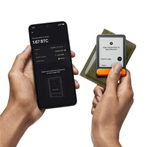 Ledger Flex Orange Crypto Hardware Wallet with Recovery Key - Image 12