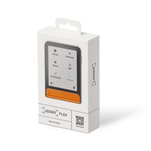 Ledger Flex Orange Crypto Hardware Wallet with Recovery Key - Image 16