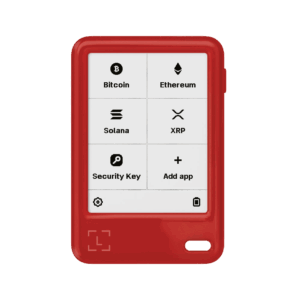 Ledger Nano Gen 5 Cherry Red Crypto Hardware Wallet with Recovery Key