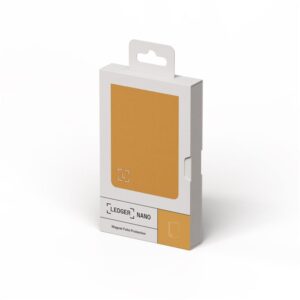 Ledger Nano Gen 5 Magnet Folio, bitcoin orange - Image 4