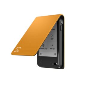 Ledger Nano Gen 5 Magnet Folio, bitcoin orange