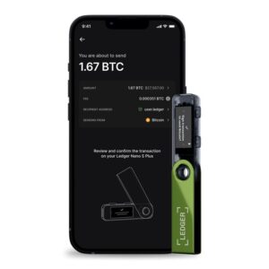 Ledger Nano S Plus Oxidate Green Crypto Hardware Wallet - Image 8