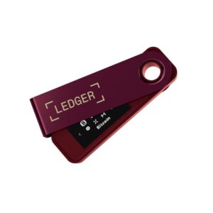 Ledger Nano S Plus Crypto Hardware Wallet Crimson Magenta - Image 2