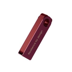 Ledger Nano S Plus Crypto Hardware Wallet Crimson Magenta - Image 3