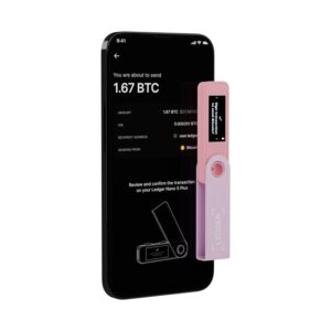 Ledger Nano S Plus Pastel Pink Crypto Hardware Wallet - Image 5