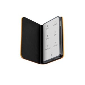 Ledger Stax Magnetic Shell, orange bitcoin - Image 6