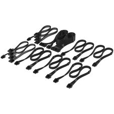 Corsair Cable Kit, Type 4, DC Cable Pro Kit, individually sleeved - black