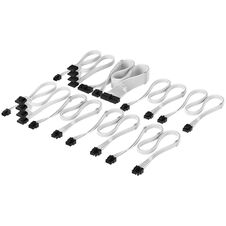Corsair Cable Set, Type 4, DC Cable Pro Kit, individually sleeved - white
