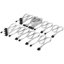 Corsair Premium Sleeved DC Cable Pro Kit for Type-5 Power Supply - White