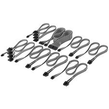 Corsair Premium Sleeved DC Cable Pro Kit, for Type-5 Power Supply - black/white