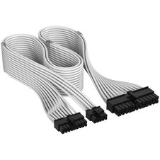 Corsair Premium Sleeved 24-Pin ATX Cable, for Type-5 Power Supply - White