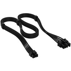Corsair Premium Sleeved 6+2-Pin PCIe Cable, for Type 5 Power Supply - Black