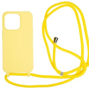 Mobile Origin Lanyard dėklas, geltonos spalvos - Apple iPhone 14 Pro