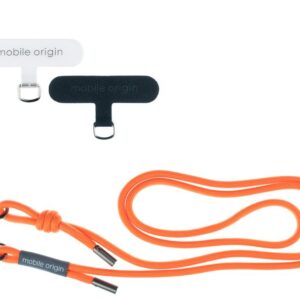 Mobile Origin Lanyard rope 6 mm, Orange, 82 - 163cm