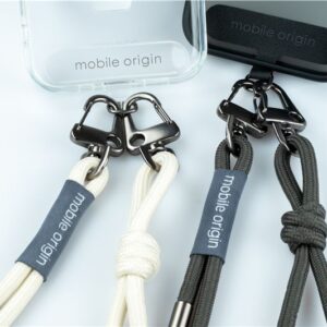 Mobile Origin Lanyard rope 6 mm, Peach Fuzz, 82 - 163cm - Image 3