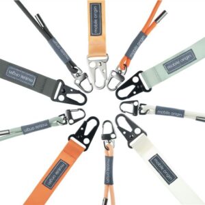 Mobile Origin Lanyard tape 25mm, Peach Fuzz, 84 - 165cm - Image 5