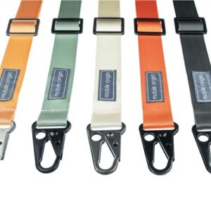 Mobile Origin Lanyard tape 25mm, Peach Fuzz, 84 - 165cm - Image 3