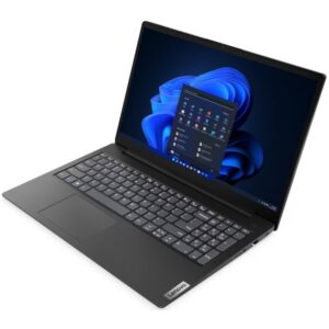 Nešiojamas kompiuteris LENOVO V15 G4 AMN R3 / 16GB / 512GB SSD / 15,6" FHD / W11H / US išdėstymas / black - Image 3