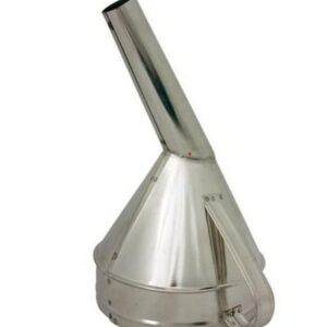 METALINIS NUOŽULNUS PILTUVAS fi 17,5cm CINKUOTAS