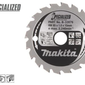 MAKITA DISKINIS PJŪKLAS 85x15x20z SPECIALIZED MEDIENAI