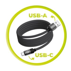 Mobile Origin Magnetic Patented Original kabelis USB-A į USB-C 1m, juodos spalvos - Image 20