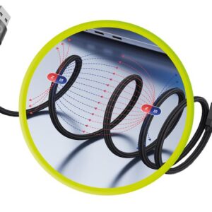 Mobile Origin Magnetic Patented Original kabelis USB-A į USB-C 1m, juodos spalvos - Image 8