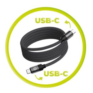 Mobile Origin Magnetic Patented Original kabelis USB-C į USB-C 1m, juodos spalvos - Image 20