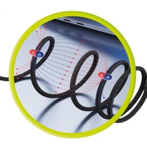 Mobile Origin Magnetic Patented Original kabelis USB-C į USB-C 1m, juodos spalvos - Image 16