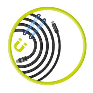 Mobile Origin Magnetic Patented Original kabelis USB-C į USB-C 1m, juodos spalvos - Image 7