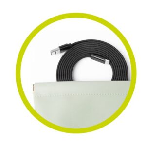 Mobile Origin Magnetic Flat Patented Original kabelis USB-A į USB-C 1m, juodos spalvos   - Image 9