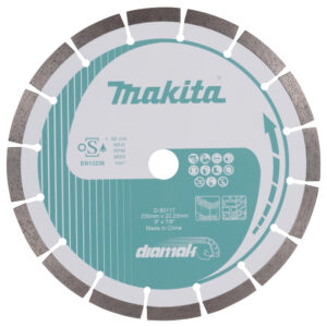 MAKITA DEIMANTINIS DISKAS 230x22,23mm SEGMENTINIS (SAUSAM PJOVIMUI) BETONUI, PLYTOMS, MARMURUI