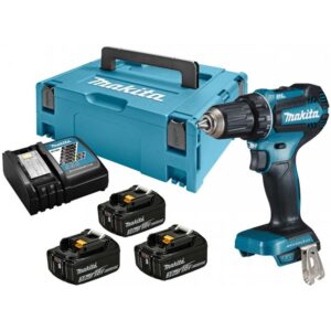 MAKITA AKUMULIATORINIS GRĘŽTUVAS-SUKTUVAS 18V DDF484RTE 54/30Nm 3x5,0Ah BL