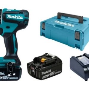 MAKITA Akumuliatorinis gręžtuvas-suktuvas 18V DDF485SFJ 50/25Nm 2x3,0Ah BL - Image 1
