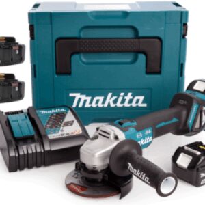 MAKITA KAMPINIS ŠLIFUOKLIS 18V 125mm DGA513RT3J 3x5,0Ah REG. APS. BL