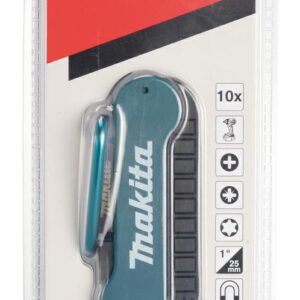 MAKITA ATSUKTUVŲ ANTGALIŲ RINKINYS IMPACT BLACK 25mm /10vnt.