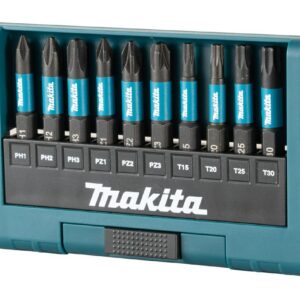 MAKITA ATSUKTUVŲ ANTGALIŲ RINKINYS /10vnt. IMPACT BLACK
