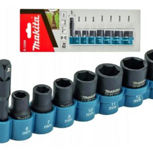 MAKITA SMŪGINIŲ GALVUČIŲ RINKINYS 1/4" 8vnt. 6-13mm - Image 1