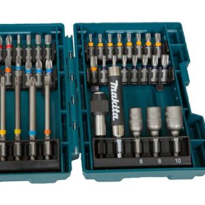 MAKITA ATSUKTUVŲ ANTGALIŲ RINKINYS 44vnt. SU REKETU