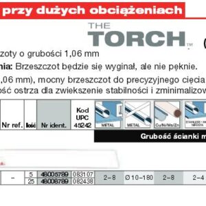 MILWAUKEE PJŪKLELIS 300/1,4mm TORCH BIM/25vnt. (PLONAS) (25) METALAS - Image 1