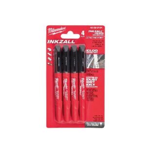 MILWAUKEE PLONI JUODI ŽYMIKLIAI 4vnt